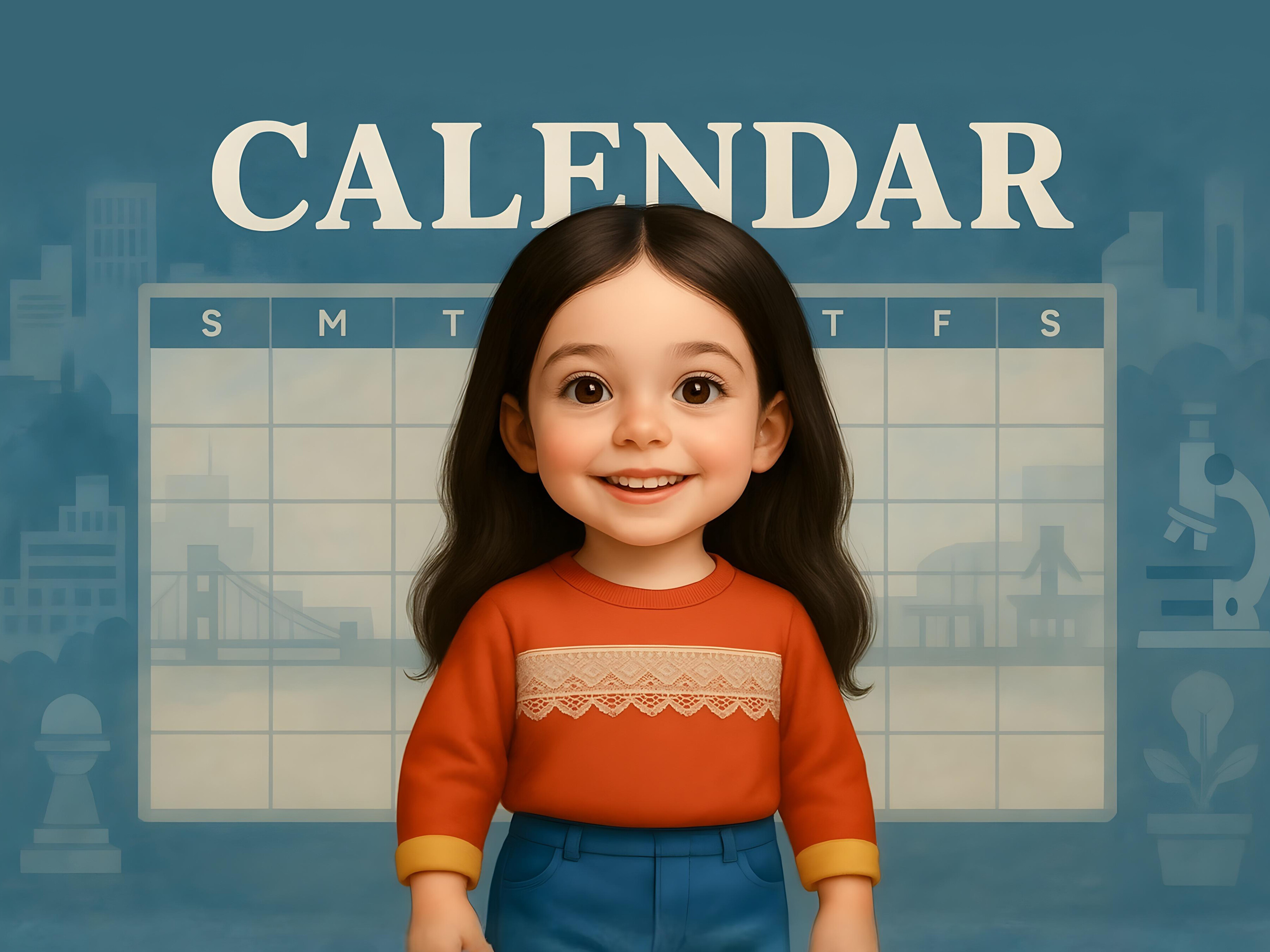 Calendar for Girl